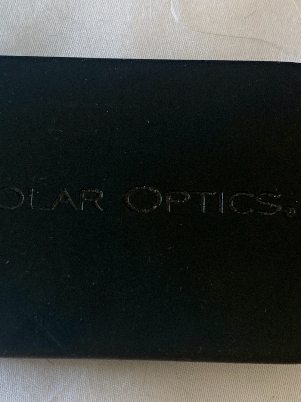 Polar Optics Sunglasses Case in Black